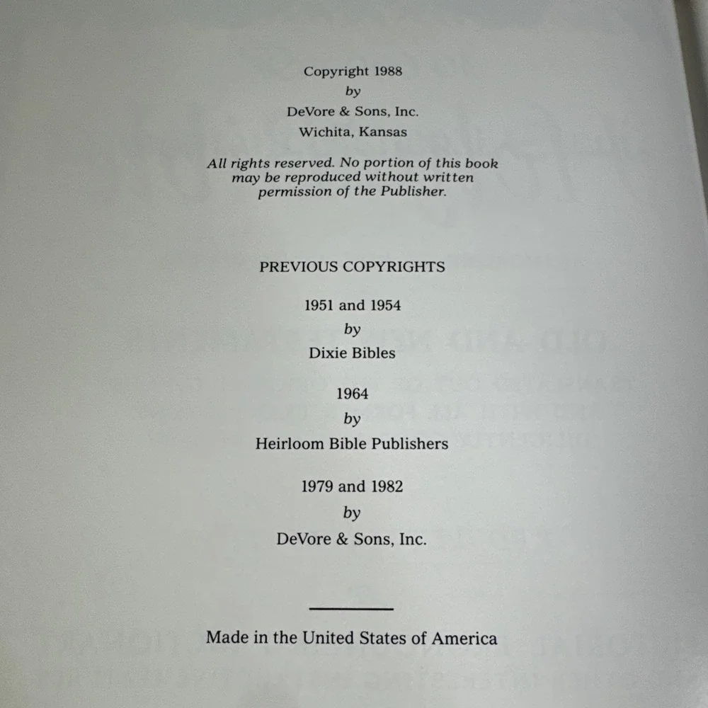 Holy Bible Heirloom Family Bible MASTER MASON Masonic Red‎ Letter Edition